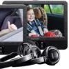 Lenco DVP-939 - DVD-Player-Set Mit 2x 9"-Bildschirmen, USB, Kopfhörern Und Festen Kopfstützenhalterungen -Audio Rabatte 11218515 01