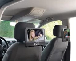 Lenco DVP-939 - DVD-Player-Set Mit 2x 9"-Bildschirmen, USB, Kopfhörern Und Festen Kopfstützenhalterungen -Audio Rabatte 11218515 05