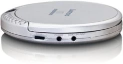 Lenco CD-201 - Portabler CD-Spieler Mit Akku-Ladefunktion, MP3-Funktion Und Antischock, Silber -Audio Rabatte 11218522 03