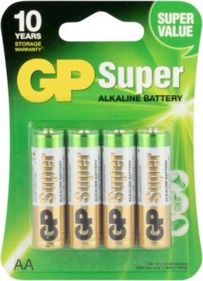 GP Batteries Batterien 4er Blister (AA, Mignon, LR 06, AM-3, UM-3) 3 GP Batteries Batterien 4er Blister (AA, Mignon, LR 06, AM-3, UM-3)