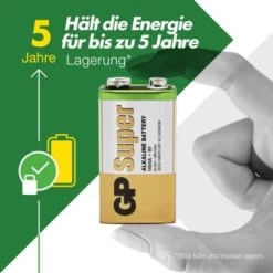 GP Batteries Batterien 1er Blister (9V, E-Block, 6LR 61, AM-6) -Audio Rabatte 1980314 03