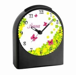 CreaDesign Kinder Funkwecker Personalisiert Mit Namen Schmetterling Atom-/Funkuhr, 12-Stunden-Anzeigeformat, Schlummerfunktion, Nachtlicht, Geräuschlos/Ohne Ticken 9 CreaDesign Kinder Funkwecker Personalisiert Mit Namen Schmetterling Atom-/Funkuhr, 12-Stunden-Anzeigeformat, Schlummerfunktion, Nachtlicht, Geräuschlos/Ohne Ticken -Audio Rabatte 20306120 02