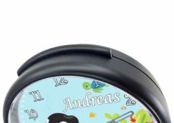 CreaDesign Kinder Funkwecker Personalisiert Mit Namen Fische Atom-/Funkuhr, 12-Stunden-Anzeigeformat, Schlummerfunktion, Nachtlicht, Geräuschlos/Ohne Ticken -Audio Rabatte 20306375 04