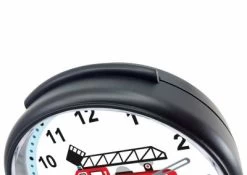 CreaDesign Kinder Funkwecker Personalisiert Mit Namen Feuerwehr Atom-/Funkuhr, 12-Stunden-Anzeigeformat, Schlummerfunktion, Nachtlicht, Geräuschlos/Ohne Ticken -Audio Rabatte 20306377 04