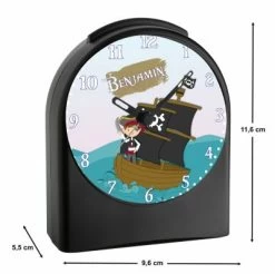 CreaDesign Kinder Funkwecker Personalisiert Mit Namen Pirat Atom-/Funkuhr, 12-Stunden-Anzeigeformat, Schlummerfunktion, Nachtlicht, Geräuschlos/Ohne Ticken 10 CreaDesign Kinder Funkwecker Personalisiert Mit Namen Pirat Atom-/Funkuhr, 12-Stunden-Anzeigeformat, Schlummerfunktion, Nachtlicht, Geräuschlos/Ohne Ticken -Audio Rabatte 20306451 03