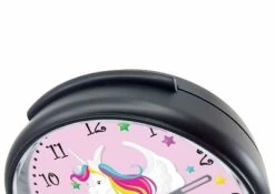 CreaDesign Kinder Funkwecker Personalisiert Mit Namen Einhorn Atom-/Funkuhr, 12-Stunden-Anzeigeformat, Schlummerfunktion, Nachtlicht, Geräuschlos/Ohne Ticken -Audio Rabatte 20306513 04