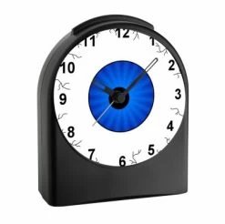 CreaDesign Kinder Funkwecker Personalisiert Mit Namen Monsterauge Atom-/Funkuhr, 12-Stunden-Anzeigeformat, Schlummerfunktion, Nachtlicht, Geräuschlos/Ohne Ticken -Audio Rabatte 20306643 02