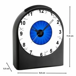 CreaDesign Kinder Funkwecker Personalisiert Mit Namen Monsterauge Atom-/Funkuhr, 12-Stunden-Anzeigeformat, Schlummerfunktion, Nachtlicht, Geräuschlos/Ohne Ticken -Audio Rabatte 20306643 03