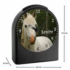 CreaDesign Kinder Funkwecker Personalisiert Mit Namen Schimmel Atom-/Funkuhr, 12-Stunden-Anzeigeformat, Schlummerfunktion, Nachtlicht, Geräuschlos/Ohne Ticken -Audio Rabatte 20306933 03