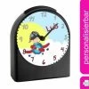 CreaDesign Kinder Funkwecker Personalisiert Mit Namen Flugzeug Atom-/Funkuhr, 12-Stunden-Anzeigeformat, Schlummerfunktion, Nachtlicht, Geräuschlos/Ohne Ticken -Audio Rabatte 20306983 01