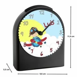 CreaDesign Kinder Funkwecker Personalisiert Mit Namen Flugzeug Atom-/Funkuhr, 12-Stunden-Anzeigeformat, Schlummerfunktion, Nachtlicht, Geräuschlos/Ohne Ticken 10 CreaDesign Kinder Funkwecker Personalisiert Mit Namen Flugzeug Atom-/Funkuhr, 12-Stunden-Anzeigeformat, Schlummerfunktion, Nachtlicht, Geräuschlos/Ohne Ticken -Audio Rabatte 20306983 03