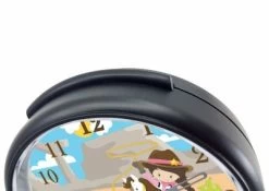 CreaDesign Kinder Funkwecker Personalisiert Mit Namen Cowgirl Atom-/Funkuhr, 12-Stunden-Anzeigeformat, Schlummerfunktion, Nachtlicht, Geräuschlos/Ohne Ticken -Audio Rabatte 20307016 04