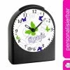 CreaDesign Kinder Funkwecker Personalisiert Mit Namen Schmetterling Ornamente Atom-/Funkuhr, 12-Stunden-Anzeigeformat, Schlummerfunktion, Nachtlicht, Geräuschlos/Ohne Ticken -Audio Rabatte 20307076 01