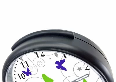 CreaDesign Kinder Funkwecker Personalisiert Mit Namen Schmetterling Ornamente Atom-/Funkuhr, 12-Stunden-Anzeigeformat, Schlummerfunktion, Nachtlicht, Geräuschlos/Ohne Ticken 6 CreaDesign Kinder Funkwecker Personalisiert Mit Namen Schmetterling Ornamente Atom-/Funkuhr, 12-Stunden-Anzeigeformat, Schlummerfunktion, Nachtlicht, Geräuschlos/Ohne Ticken - Image 4