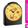 CreaDesign Kinder Funkwecker Personalisiert Mit Namen Eule Atom-/Funkuhr, 12-Stunden-Anzeigeformat, Schlummerfunktion, Nachtlicht, Geräuschlos/Ohne Ticken -Audio Rabatte 20307300 01
