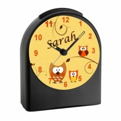 CreaDesign Kinder Funkwecker Personalisiert Mit Namen Eule Atom-/Funkuhr, 12-Stunden-Anzeigeformat, Schlummerfunktion, Nachtlicht, Geräuschlos/Ohne Ticken 9 CreaDesign Kinder Funkwecker Personalisiert Mit Namen Eule Atom-/Funkuhr, 12-Stunden-Anzeigeformat, Schlummerfunktion, Nachtlicht, Geräuschlos/Ohne Ticken -Audio Rabatte 20307300 02