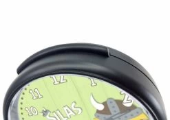 CreaDesign Kinder Funkwecker Personalisiert Mit Namen Wikinger Atom-/Funkuhr, 12-Stunden-Anzeigeformat, Schlummerfunktion, Nachtlicht, Geräuschlos/Ohne Ticken -Audio Rabatte 20307332 04