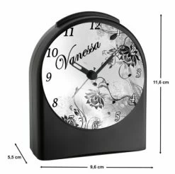 CreaDesign Kinder Funkwecker Personalisiert Mit Namen Blumen Atom-/Funkuhr, 12-Stunden-Anzeigeformat, Schlummerfunktion, Nachtlicht, Geräuschlos/Ohne Ticken 10 CreaDesign Kinder Funkwecker Personalisiert Mit Namen Blumen Atom-/Funkuhr, 12-Stunden-Anzeigeformat, Schlummerfunktion, Nachtlicht, Geräuschlos/Ohne Ticken -Audio Rabatte 20307350 03