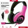 Bigben Stereo Gaming-Headset V1 Pink/grün Switch