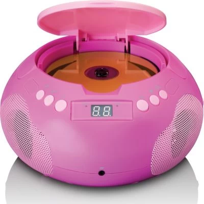 Lenco SCD-620 Pink Kinder-Boombox Mit CD, Mikrofon + Aufkleber 7 Lenco SCD-620 Pink Kinder-Boombox Mit CD, Mikrofon + Aufkleber - Image 5