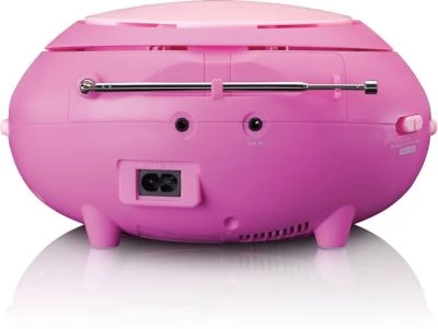 Lenco SCD-620 Pink Kinder-Boombox Mit CD, Mikrofon + Aufkleber 8 Lenco SCD-620 Pink Kinder-Boombox Mit CD, Mikrofon + Aufkleber - Image 6