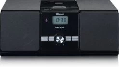 Lenco MC-030BK - Hifi-Micro-Anlage Mit CD/MP3, FM-Radio, USB Und Bluetooth, Schwarz -Audio Rabatte 20831768 02
