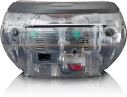 Lenco SCD-24TR- Boombox CD-Player Mit Radio Und Kopfhöreranschluss, Transparent -Audio Rabatte 20831777 04