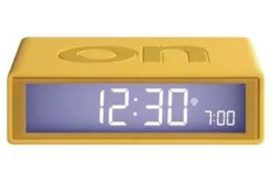 LEXON® Funkwecker Flip+ Rubber Gelb Radiowecker
