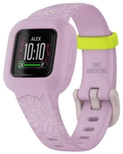 Garmin Vivofit Jr. 3 Kinder Fitness-Tracker Blümchen Rosa/Grün Smartwatches