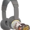 BuddyPhones® Kinder On-Ear Kopfhörer - BuddyPhones Play+, Grau -Audio Rabatte 21218417 01
