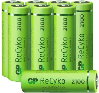 GP Batteries AA Akku GP NiMH 2100 MAh ReCyko 1,2V 8 Stück 3 GP Batteries AA Akku GP NiMH 2100 MAh ReCyko 1,2V 8 Stück