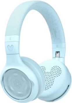 StoryPhones Disney, Blau (mit Silber Disk) - Kabellose Bluetooth Kinderkopfhörer, Die Geschichten ErzÀhlen