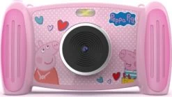 Accutime Interaktive Kamera Peppa Pig (rosa) Kinderkamera Mit 5MP Foto, 1080p Videoauflösung, Filter & Special Effekts, Inkl. Micro-SD-Karte Uvm. (PPGC3015)