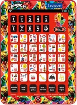 LEXIBOOK Miraculous Bilingual Talking Educational Tablet