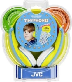 JVC HA-KD5 Kindergerechte Stereokopfhörer (Y-E), Gelb