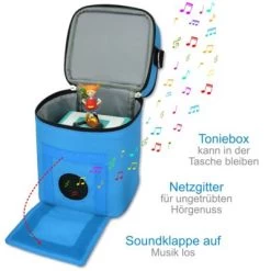 PUNALU Kompakte Tasche Für Toniebox Und Zubehör, Platz Für Ca. 20 Tonies Hörfiguren Toniebox Tasche -Audio Rabatte 26727333 04