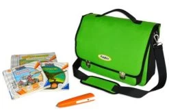 PUNALU Tasche Für TipToi Stift & Bücher, Büchertasche Mit Platz Für 2 Stifte Und Bis Zu 11 Bücher TipToi Tasche