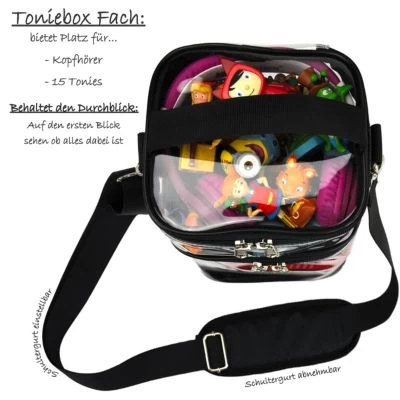 PUNALU Transparente Tasche Für Toniebox Und Zubehör, Platz Für Bis Zu 15 Tonies Toniebox Tasche 5 PUNALU Transparente Tasche Für Toniebox Und Zubehör, Platz Für Bis Zu 15 Tonies Toniebox Tasche - Image 3