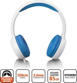 Lenco HP-010BU Faltbarer Kinder Kopfhörer Mit Lautstärkebegrenzung -Audio Rabatte 27131472 03