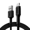 Green Cell USB-A - Lightning-Kabel 2 M LED Schnellladekabel -Audio Rabatte 27330317 01