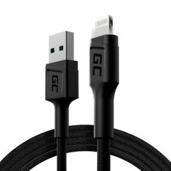 Green Cell USB-A - Lightning-Kabel 2 M LED Schnellladekabel
