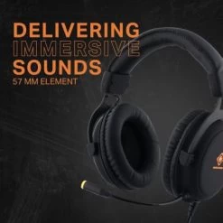 Deltaco Gamer Headset Over Ear Kopfhörer LED Mikro 3,5mm + USB -Audio Rabatte 27330321 02