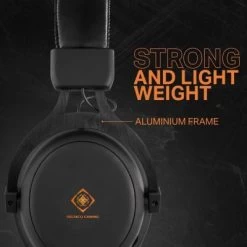 Deltaco Gamer Headset Over Ear Kopfhörer LED Mikro 3,5mm + USB -Audio Rabatte 27330321 04