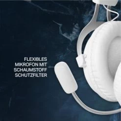 Deltaco Gamer Headset Over Ear Kopfhörer LED Mikro 3,5mm + USB -Audio Rabatte 27330322 02