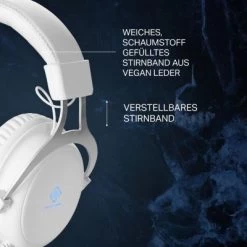 Deltaco Gamer Headset Over Ear Kopfhörer LED Mikro 3,5mm + USB -Audio Rabatte 27330322 04