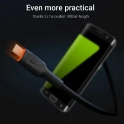 Green Cell USB-A - MicroUSB-Kabel 2m Orange LED Quick Charge 3.0 -Audio Rabatte 27330382 03