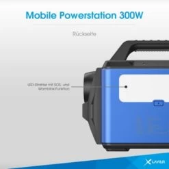 Xlayer Powerstation 300W (Peak 600W) 296Wh USB-C PD Mobil Notstromaggregat -Audio Rabatte 28180875 06