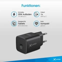 Xlayer CHARGER Ladegerät Typ C (USB-C) Single Charger PD 20W -Audio Rabatte 28180930 04