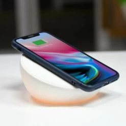 WIRELESS Ladegerät Wireless Charging Clock Light 10W Smartphones/Tablets -Audio Rabatte 28180970 03