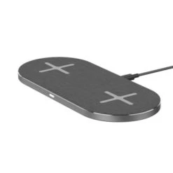 Xlayer WIRELESS LadegerÀt Wireless Pad Double Qi-zertifiziert Space Grey Smartphones/Tablets